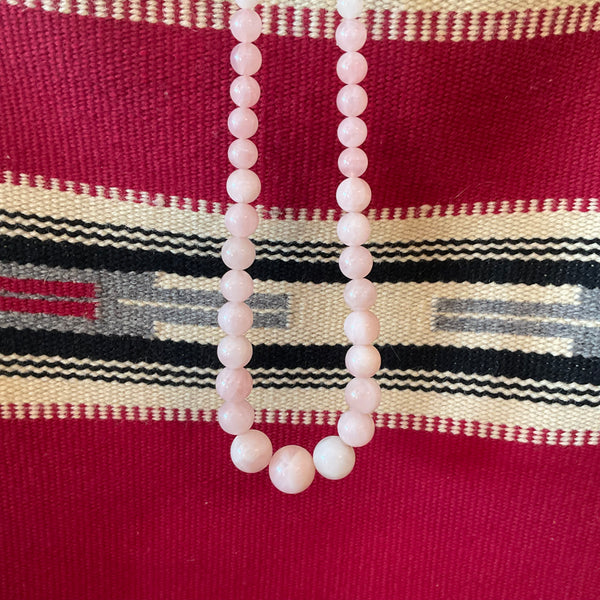 Rose Quartz Beaded Necklace