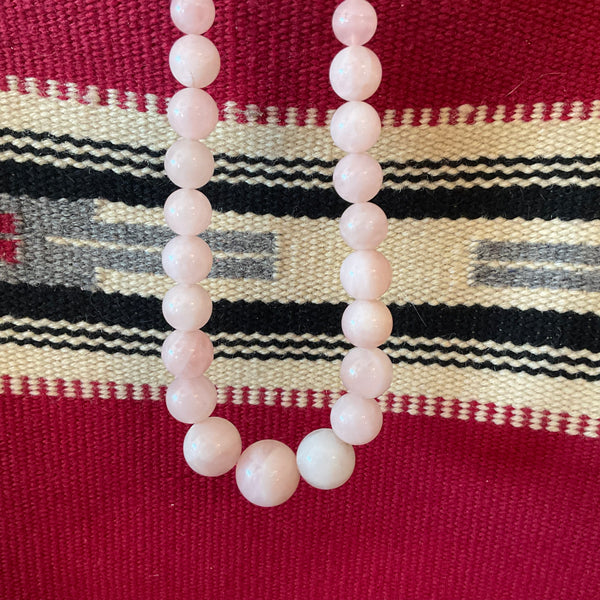 Rose Quartz Beaded Necklace
