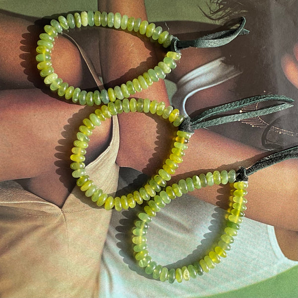Natural Prehnite Bracelet