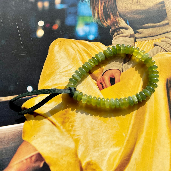 Natural Prehnite Bracelet