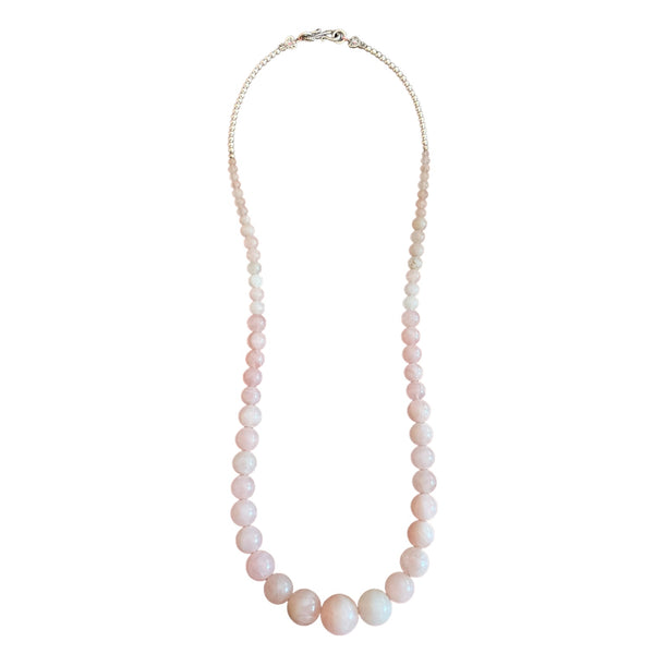 Rose Quartz Beaded Necklace