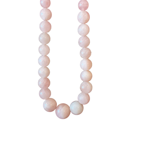 Rose Quartz Beaded Necklace