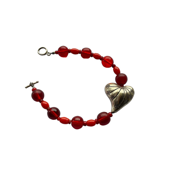 Love is a Big Heart Bracelet