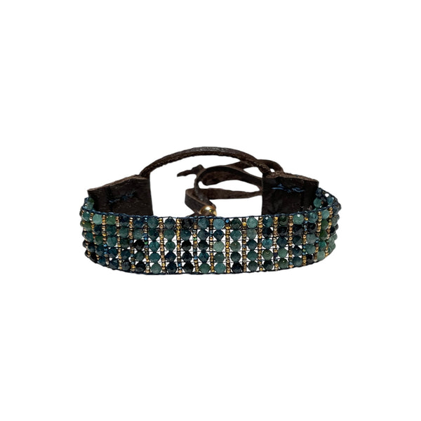 blue tourmaline front bracelet