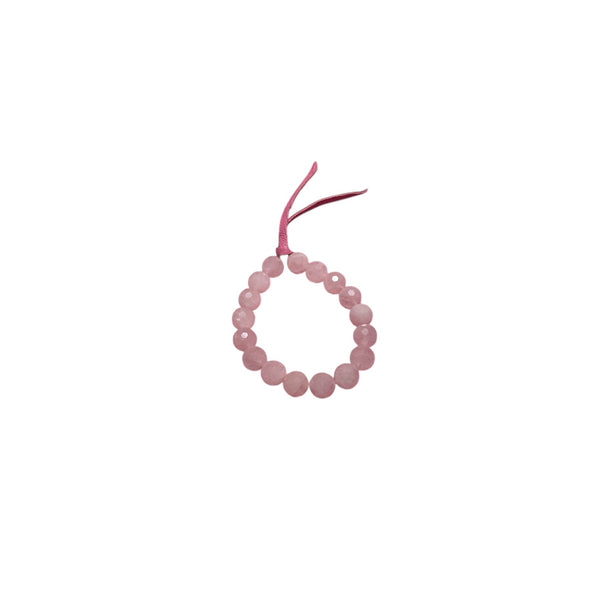 Pinky rose quartz bracelet