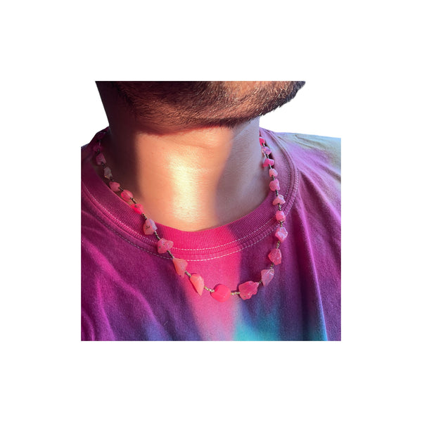 Lovely Pink Opal Necklace