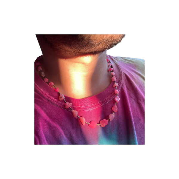 Lovely Pink Opal Necklace