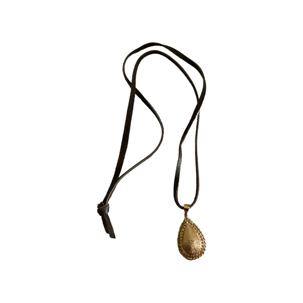 Gold Teardrop Locket