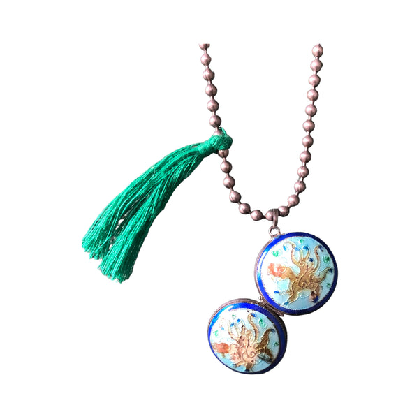 Octopus Locket Necklace