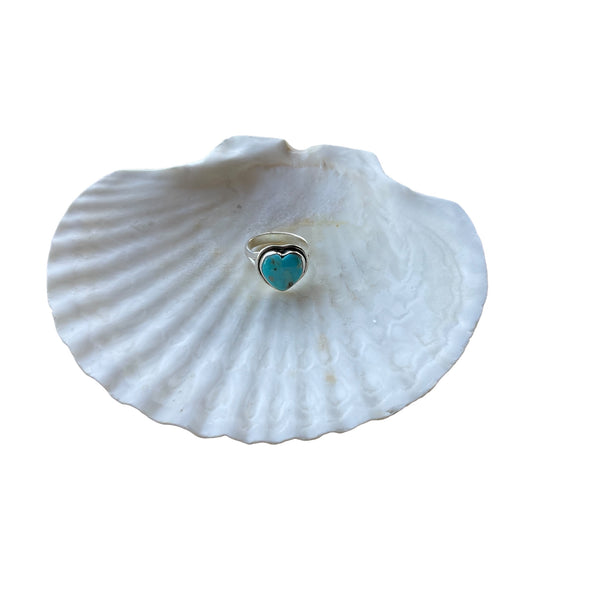 Heart Shaped Turquoise Ring 8
