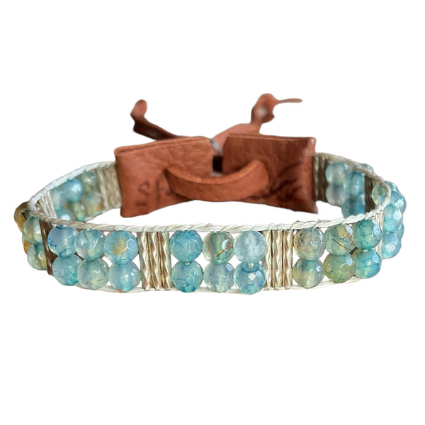 Dream of Life Laguna Blue Agate Bracelet