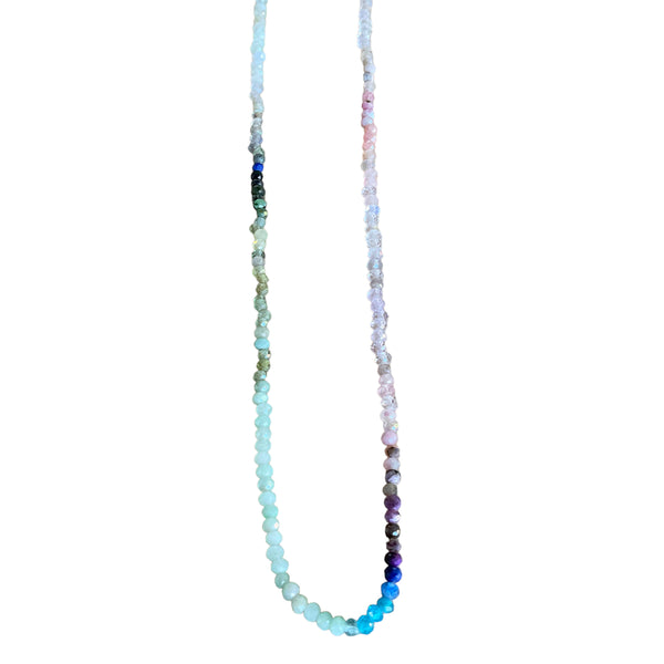 Forest Gemstone Beaded Necklace