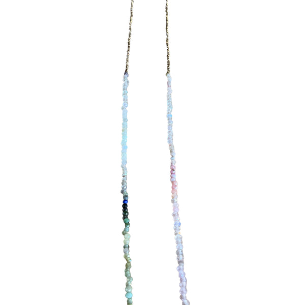 Forest Gemstone Beaded Necklace