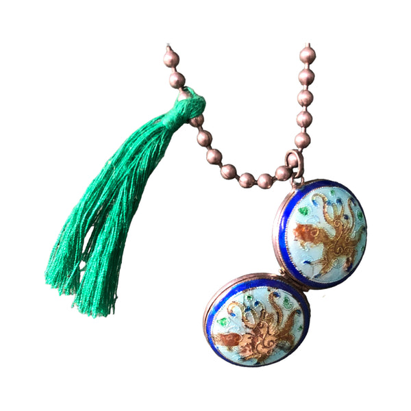 Octopus Locket Necklace