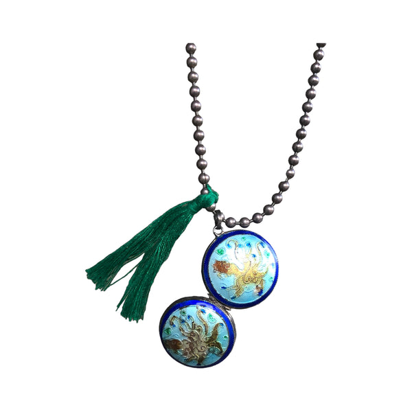 Octopus Locket Necklace