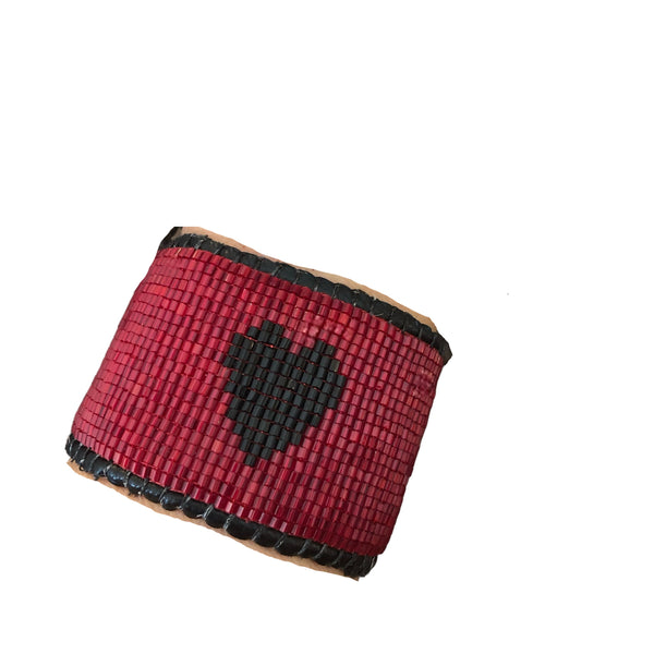 One Heart Beaded Bracelet