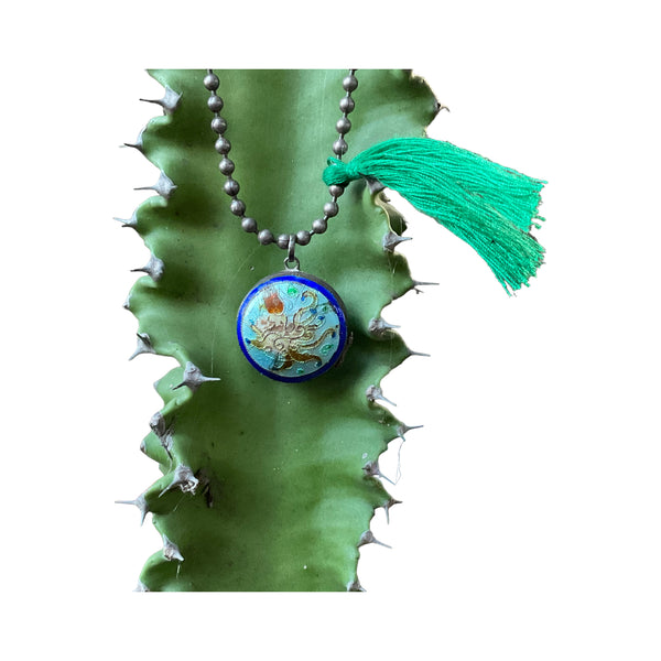 Octopus Locket Necklace