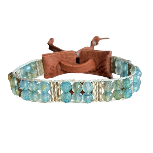 Dream of Life Laguna Blue Agate Bracelet