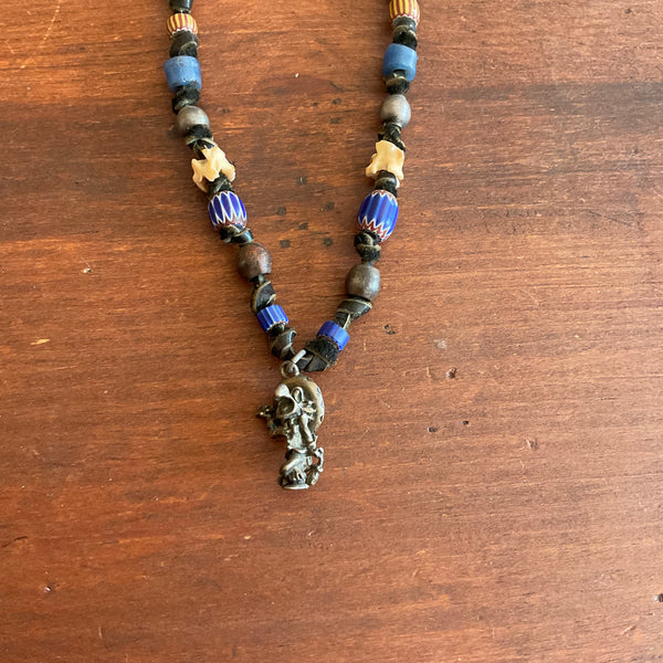 Parrot Wearing Sombrero Necklace