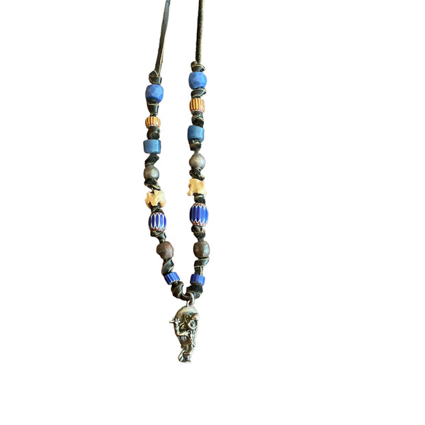 Parrot Wearing Sombrero Necklace