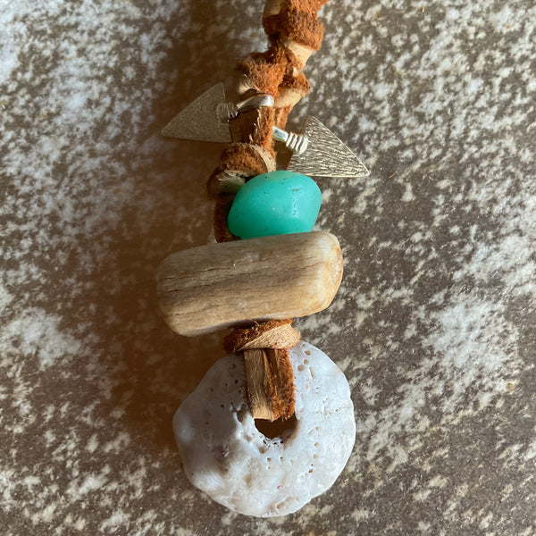 Follow Your Own Path Double Arrowhead Necklace