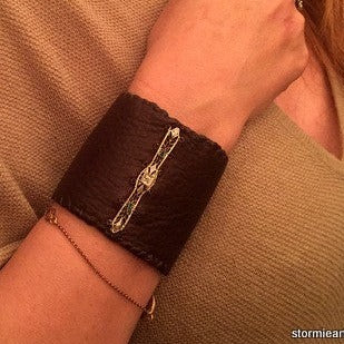 Art Deco Armor Bracelet