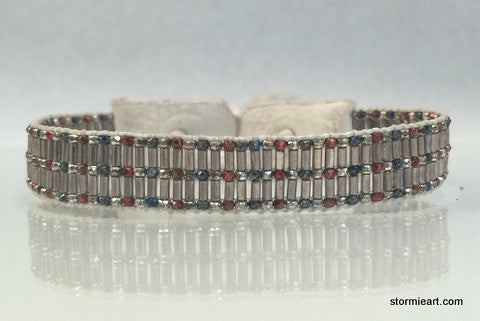Red White and Blue Bracelet