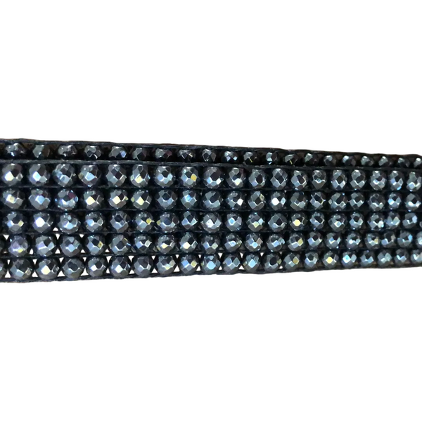 Hematite Hatband Hand-Beaded/Stormie Original
