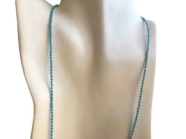 Tiny Bright Turquoise Necklace
