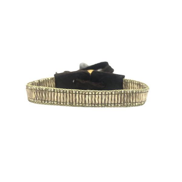 sterling silver liquid beaded classic stormie bracelet front view