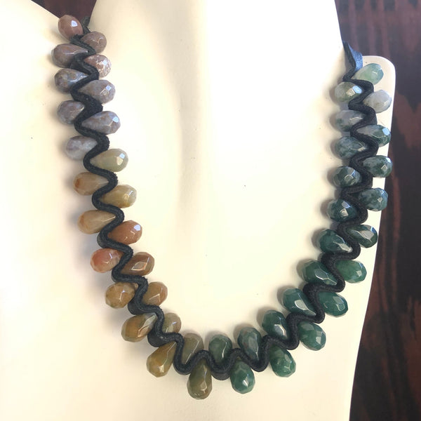 Teardrop Agate Necklace