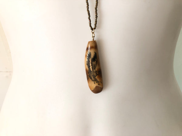 Shimsaw Eagle Necklace