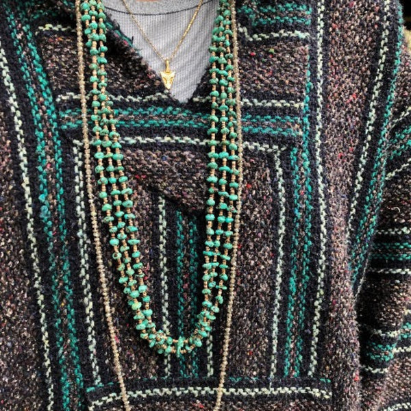 Turquoise Heishi Necklace