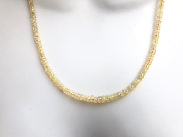 Yellow Fire Opal Necklace