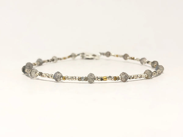 Labradorite Beaded Bracelet