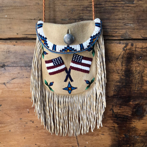 American Flag Medincine Bag