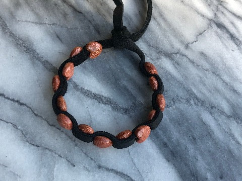 Sunstone Heart Bracelet