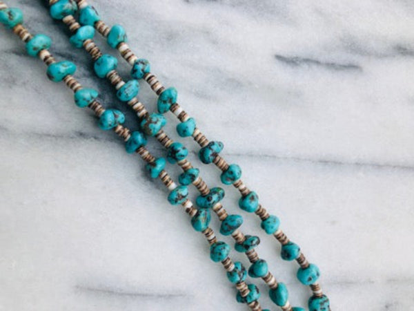 Turquoise Heishi Necklace