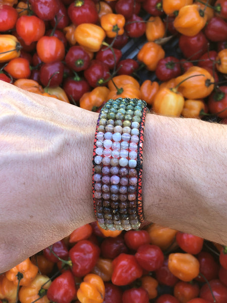 Purple Plum Agate Vegan Bracelet