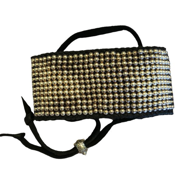 Sterling Beaded Cuff