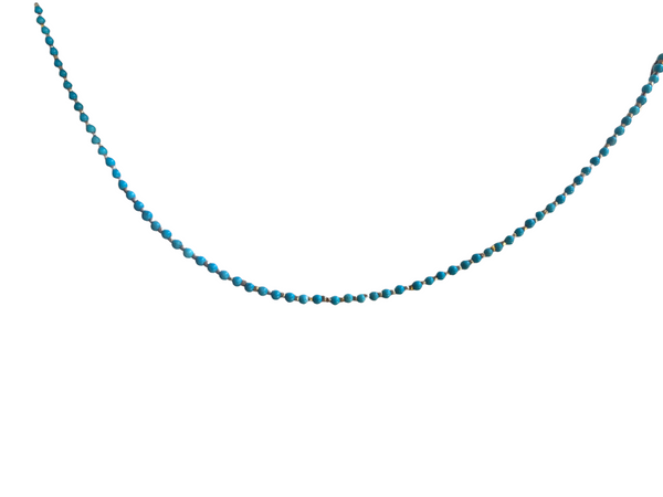 Tiny Bright Turquoise Necklace