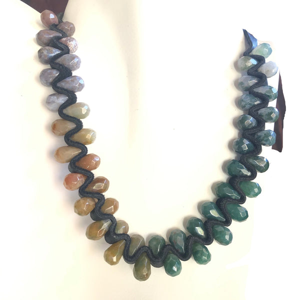 Teardrop Agate Necklace