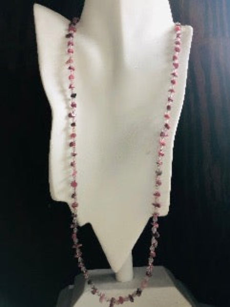 rose quartz necklace