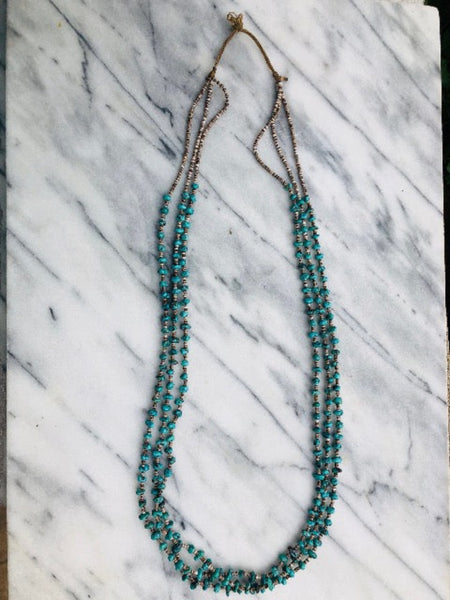 Turquoise Heishi Necklace
