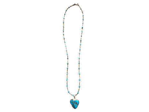 Turquoise Heart Necklace