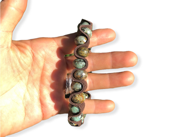 Turquoise Zigzag Bracelet