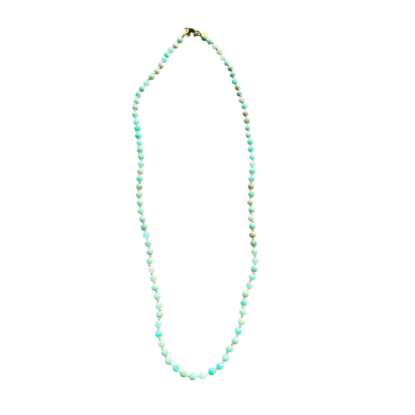 Amazonite Beaded Stormie Art Necklace Design 18 inches or 22.5 inches