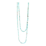 Amazonite Beaded Stormie Art Necklace Design 18 inches or 22.5 inches