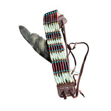 Turquoise Beads and Red & White Pipe Bone Tribal Choker
