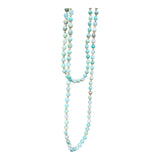 Amazonite Beaded Stormie Art Necklace Design 18 inches or 22.5 inches